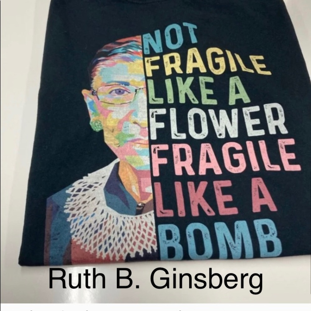 Ruth B. Ginsberg "Not Fragile" Tee Xl - image 1